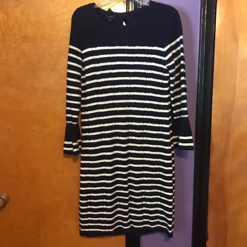 ADORABLE striped sweater dress